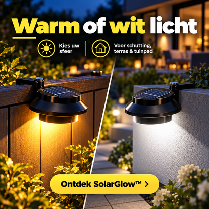 SolarGlow™ | Verlicht uw tuin zonder kabels, stopcontact of stroomkosten | 1+1 gratis