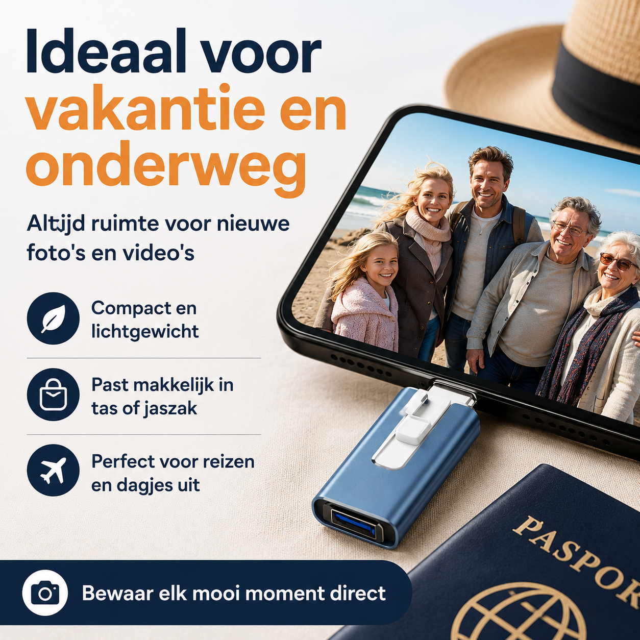 SnapStick | Nooit meer foto's verwijderen omdat uw geheugen vol is