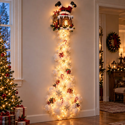 GlowStory™ | Verander een kale muur in een compleet kersttafereel