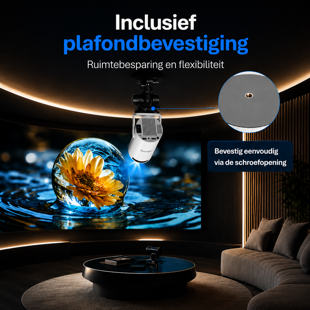 BeamBox 4K | Verander elke ruimte in een gigantische bioscoop