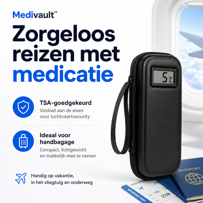 Medivault™ – Voorkomt bederf & houdt Insuline en medicijnen 8 uur gekoeld