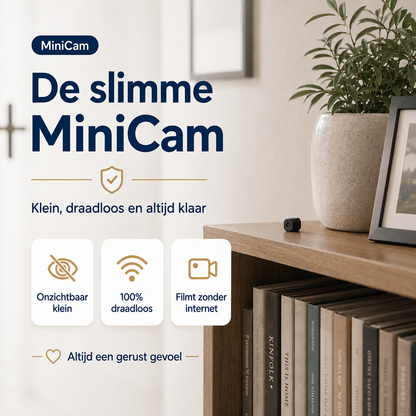 MiniCam™ – Houdt Dag En Nacht Uw Woning En Spullen In De Gaten