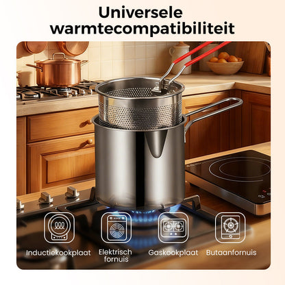 FryPan™ | Échte krokante frietjes zonder gedoe met een frituurpan