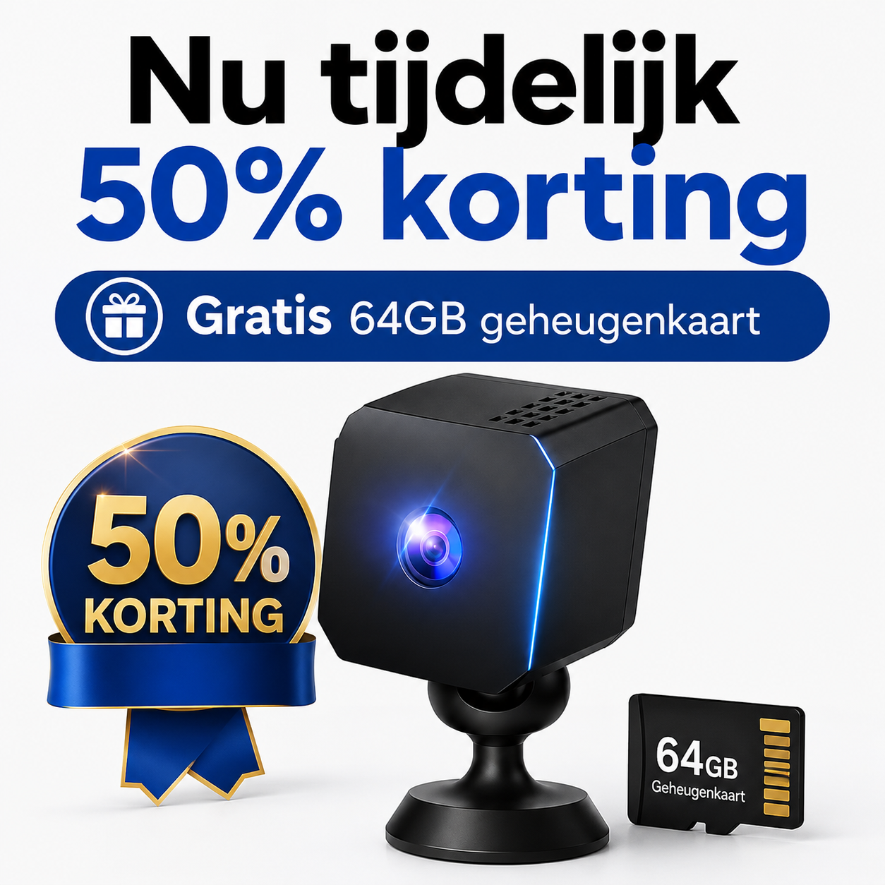 SafeCam Pro™ | Altijd beveiligd – zelfs zonder internet of stroom