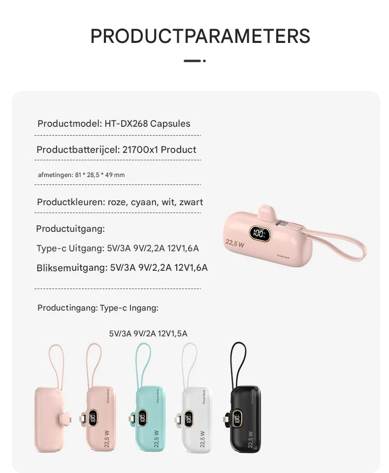 PowerPod™ | Dagenlang batterij zonder stopcontact