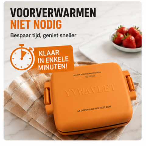 CrispyChef™ | Klaar in 3 minuten, zonder aangekoekte etensresten - PFAS-vrij