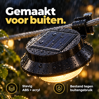 SolarGlow™ | Verlicht uw tuin zonder kabels, stopcontact of stroomkosten | 1+1 gratis