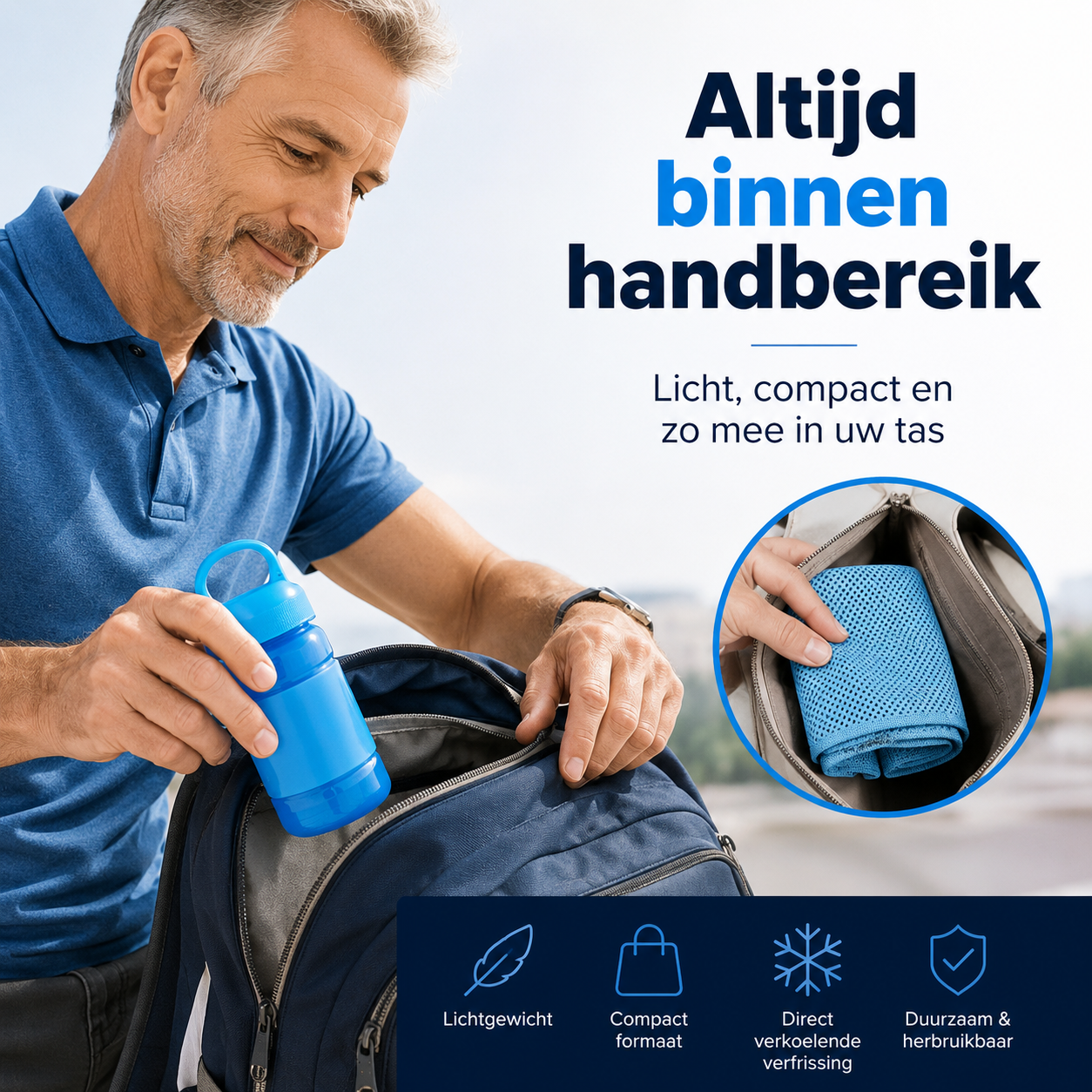ArcticWave™ koelhanddoek | Geniet Direct Van Intense Verkoeling En Frisheid | 1+1 gratis