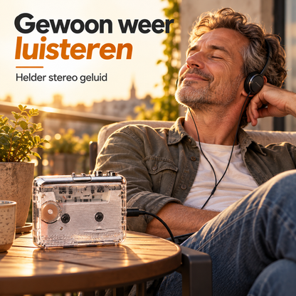 TapeSaver™ | Luister uw oude cassettes opnieuw & bewaar ze digitaal