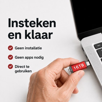 MemorySafe™ | Bewaar alles wat belangrijk is op één veilige opslagstick