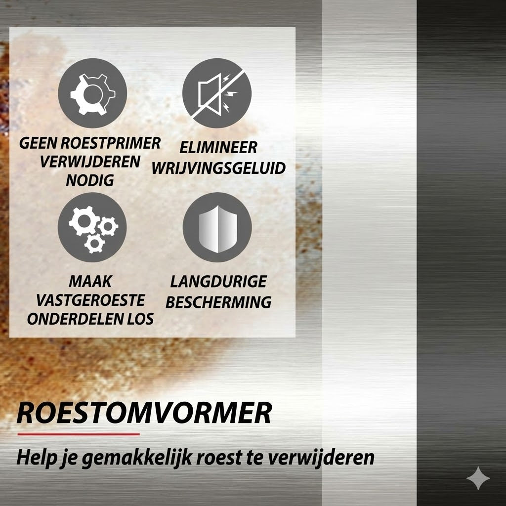 RoestStop™ | Verwijdert roest in seconden, zonder schade | 1+1 gratis