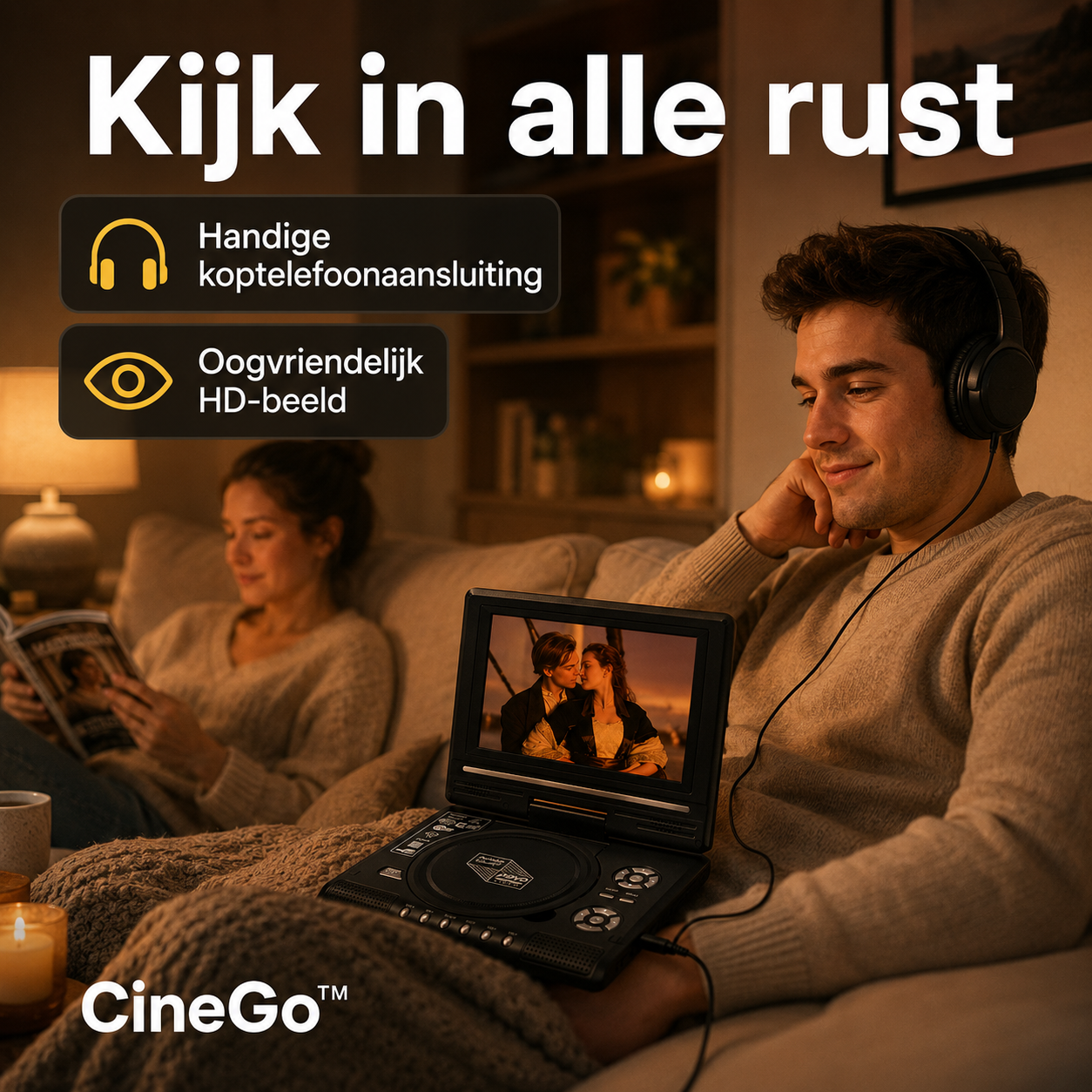 CineGo™ – Geen internet of stroom nodig: altijd en overal films kijken