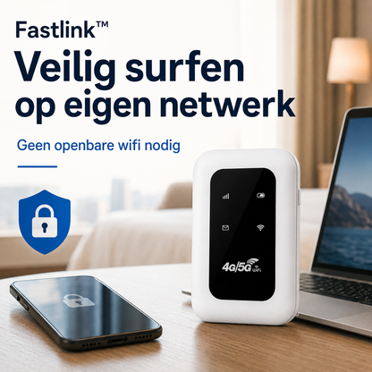 FastLink Pocket Router | Altijd en overal razendsnel Internet