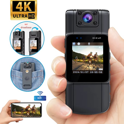 SecureCam™ 4K | De camera die je beschermt, dag en nacht