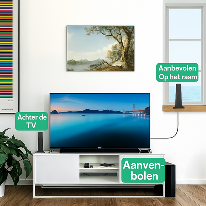 EaroTV 4K | Krijg gratis HD-zenders zonder kabel, smart-tv of Wi-Fi