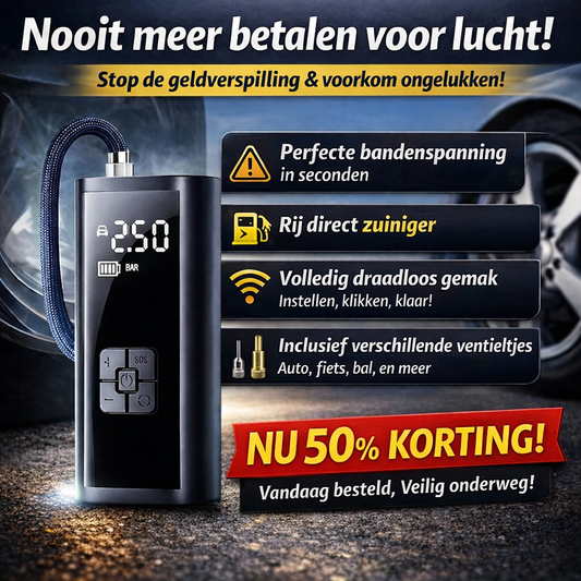 AirPump™ | Bespaar direct op brandstof en luchtkosten