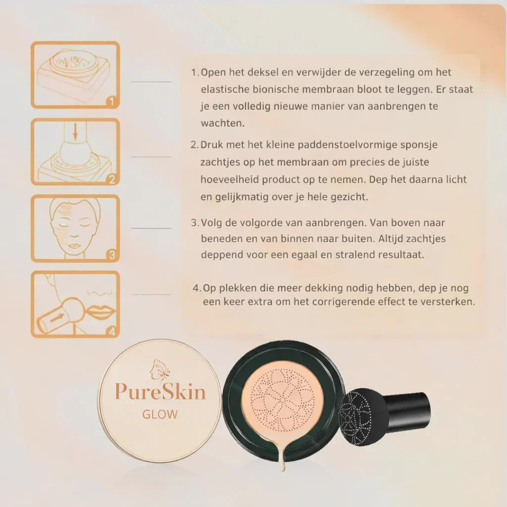 PureSkin™ SkinCare Foundation | Een stralende, egale huid in minder dan 60 seconden | 1+1 gratis