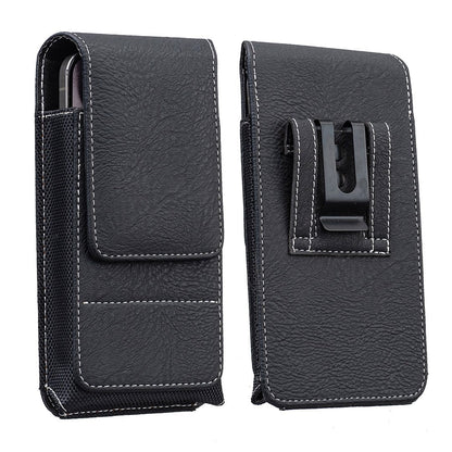 📱Riem Telefoonhouder met Magnetische Sluiting – Stevig Smartphone Holster met Clip, Riemlus & Kaartvak