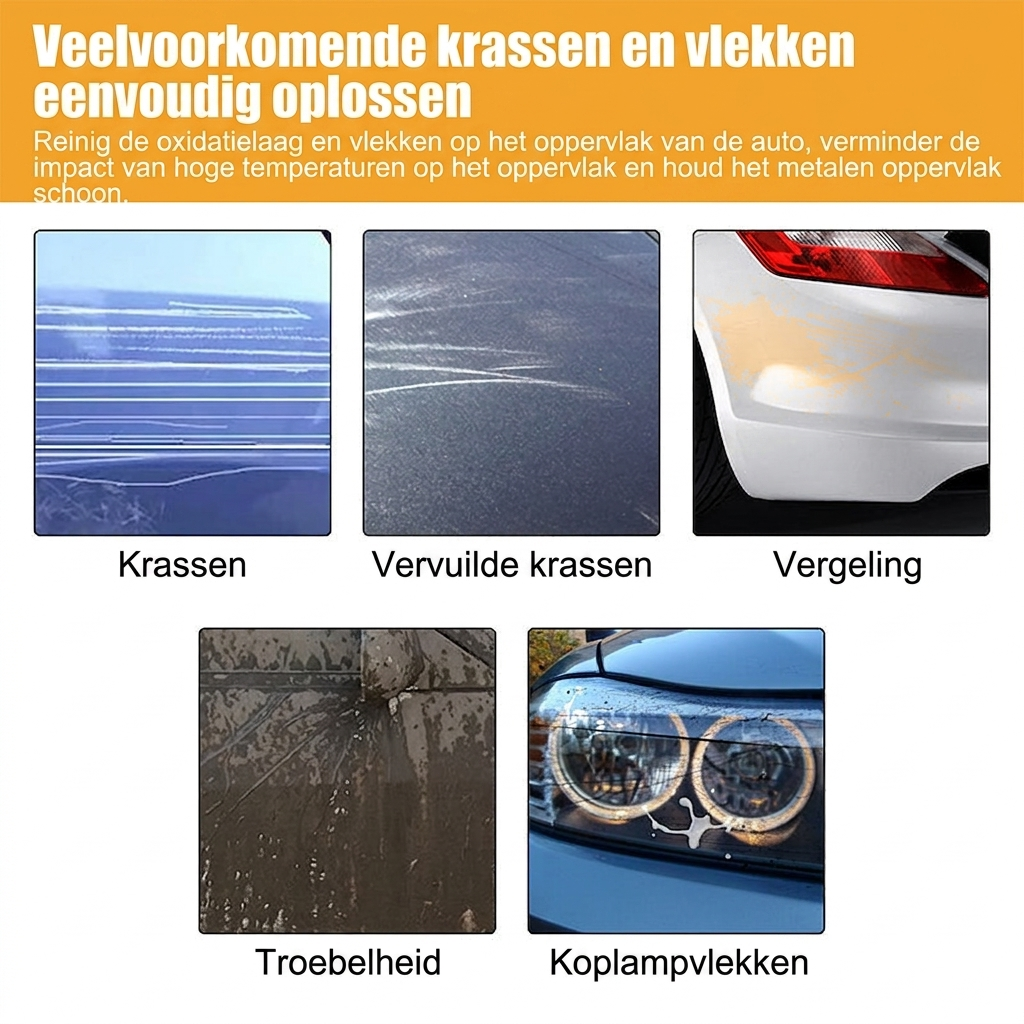 AutoGloss™ | Bespaar honderden euro's: Herstel zelf uw lak in 2 minuten | 1+1 GRATIS