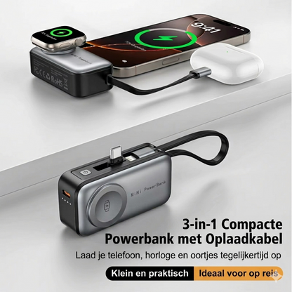 PowerCharge™ | Dagenlang een volle batterij, zonder stroom!