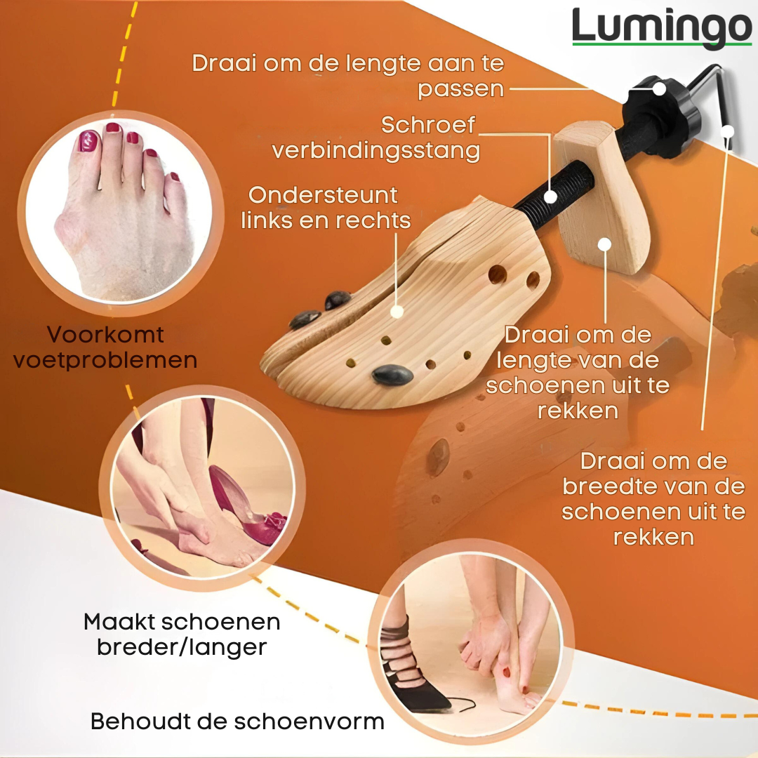 ShoeStretcher Pro Maak elke schoen passend Lumingo