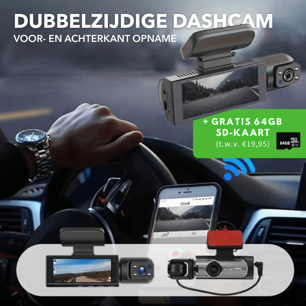 DualCam™ - Dubbele dashcam voor volledig zicht rondom