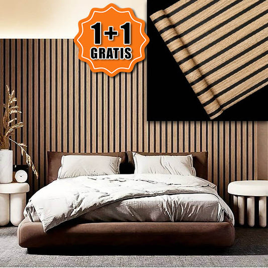 EasyPanel™ | De luxe van hout, zonder één gat te boren! | 1+1 GRATIS