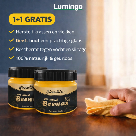 GleamWax | Herstelt meubels zonder moeite | 1+1 gratis