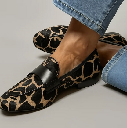 Safari Loafer - stijlvolle luxe loafer met dierenprint