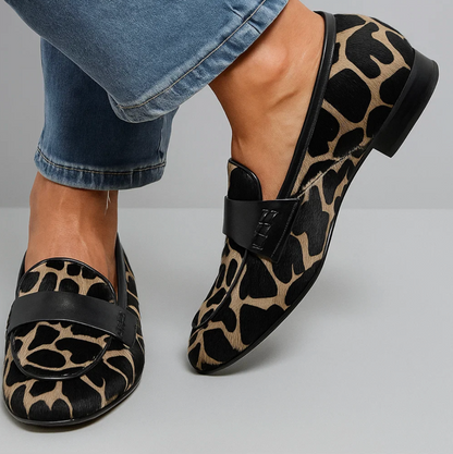 Safari Loafer - stijlvolle luxe loafer met dierenprint