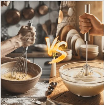 MixMate™ | Snel en makkelijk mixen zonder mixer, snoeren of vermoeide polsen | 1+1 gratis