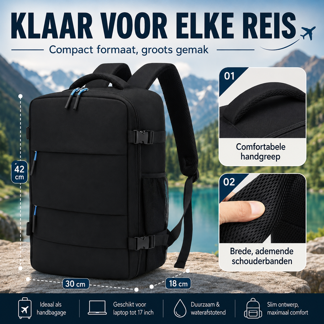 VacuPack™ Pro | Bespaar Op Ruimbagage – Compact Reizen Zonder Inpakstress