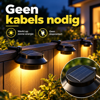 SolarGlow™ | Verlicht uw tuin zonder kabels, stopcontact of stroomkosten | 1+1 gratis