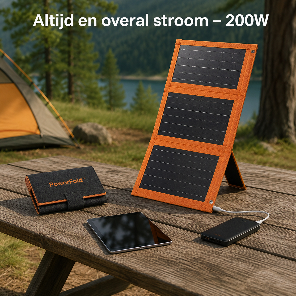 PowerFold™ – Altijd en overal gratis stroom op zak