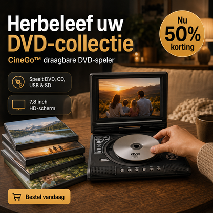 CineGo™ – Geen internet of stroom nodig: altijd en overal films kijken