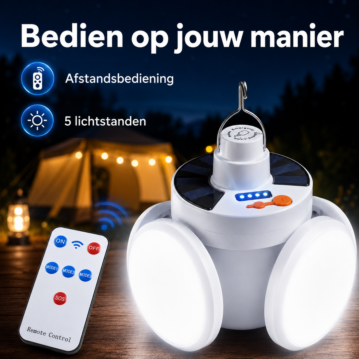NovaBeam™ Multi-Light | Altijd en overal helder licht, zonder stroom