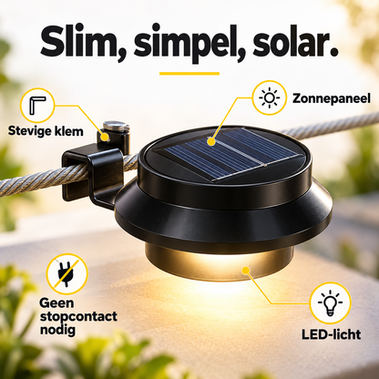 SolarGlow™ | Verlicht uw tuin zonder kabels, stopcontact of stroomkosten | 1+1 gratis