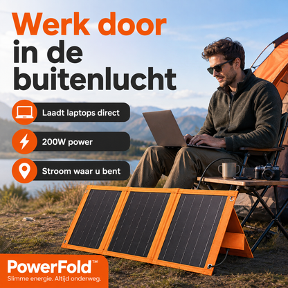PowerFold™ – Altijd en overal gratis stroom op zak