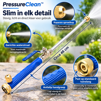 PressureClean™ | Krachtig reinigen met uw tuinslang – zonder zware hogedrukreiniger
