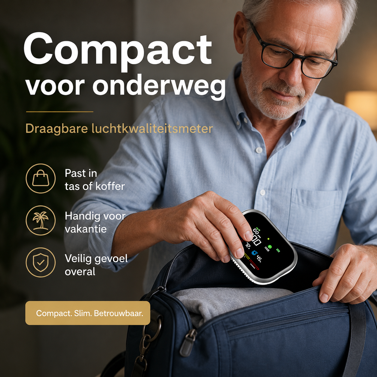 MultiSafe Pro™ – 100% bescherming tegen koolmonoxide, gas, rook en vocht