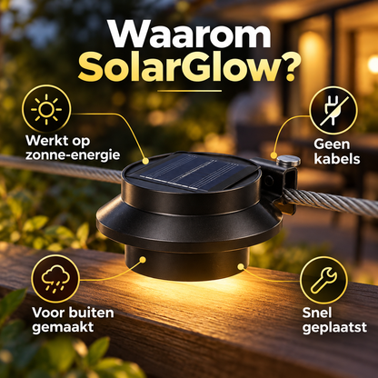 SolarGlow™ | Verlicht uw tuin zonder kabels, stopcontact of stroomkosten | 1+1 gratis
