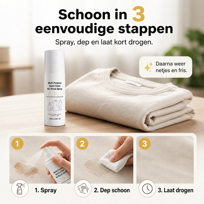 SpotLess™ | Zeg vaarwel tegen hardnekkige vlekken: Spray, veeg en klaar! | 1+1 gratis