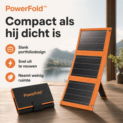 PowerFold™ – Altijd en overal gratis stroom op zak