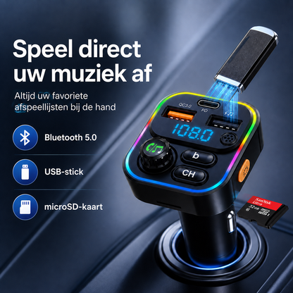 DriveSync™ | Muziek, handsfree bellen & snelladen in elke auto