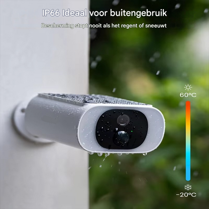 SolarCam™ | Altijd beveiligd, zonder stroom, zonder wifi en zonder kabels