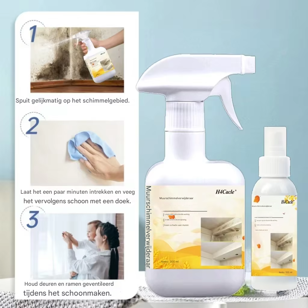 MouldStop™ | Vernietig schimmel bij de wortel en voorkom dat het ooit terugkomt | 2+1 gratis