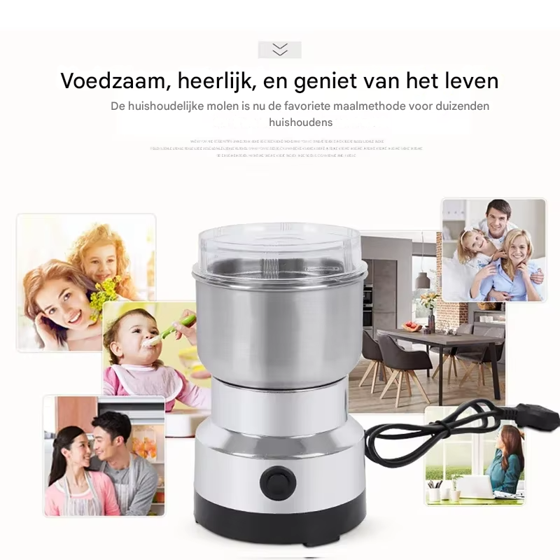 GrindMaster™ | De enige molen met onverwoestbaar RVS, zonder microplastic