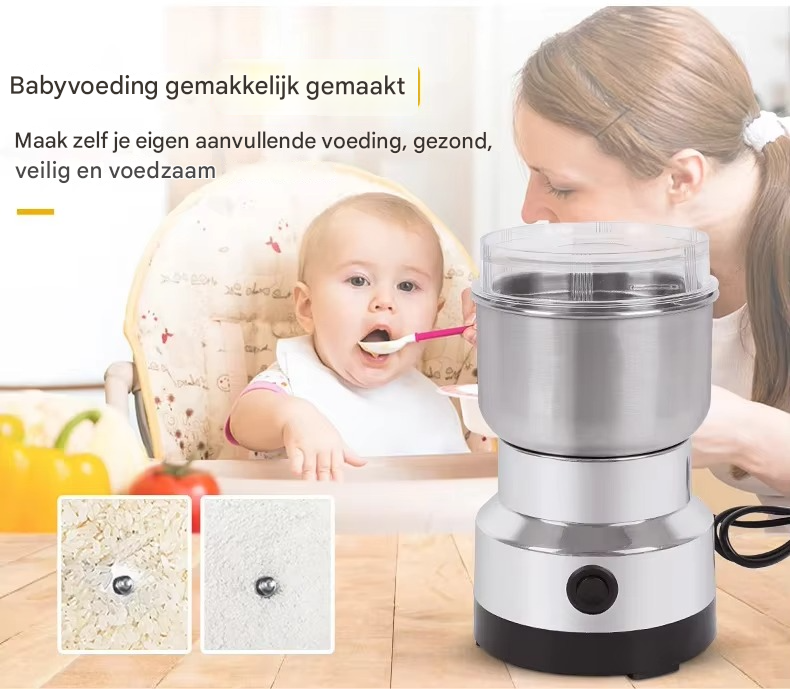 GrindMaster™ | De enige molen met onverwoestbaar RVS, zonder microplastic