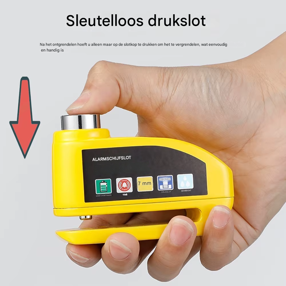 SirenLock™ | Beveilig uw fiets of motor met één klik tegen diefstal
