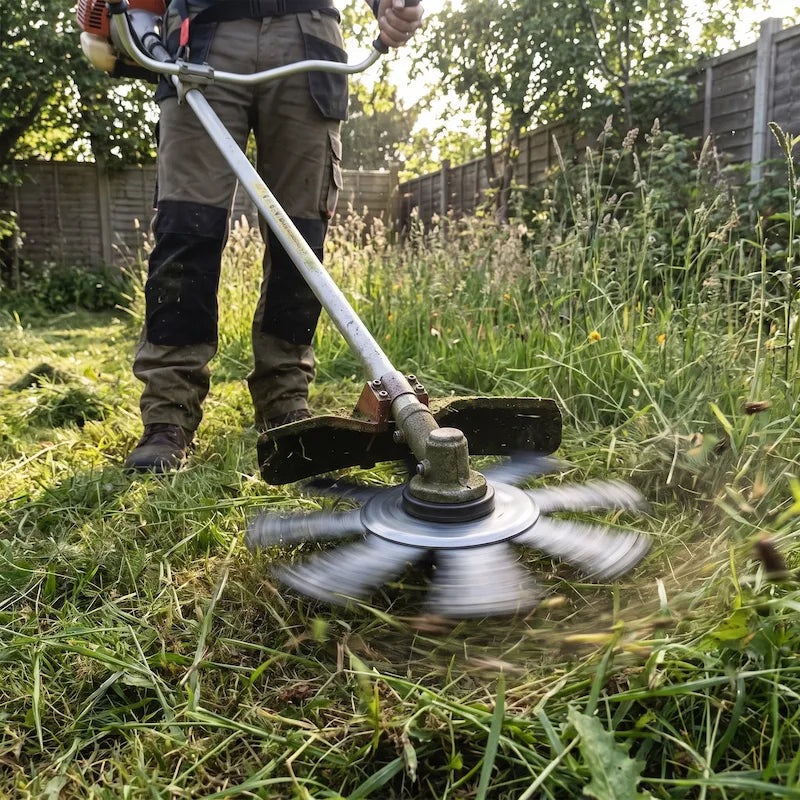 SteelTrim™ | Maai hardnekkig onkruid weg zonder steeds trimdraad te vervangen